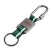 Skoda 000087010CJ Sleutelhanger Motorsport Karabijnhaak Metaal Hanger Grijs/Groen, groen, Eén maat, Klassiek