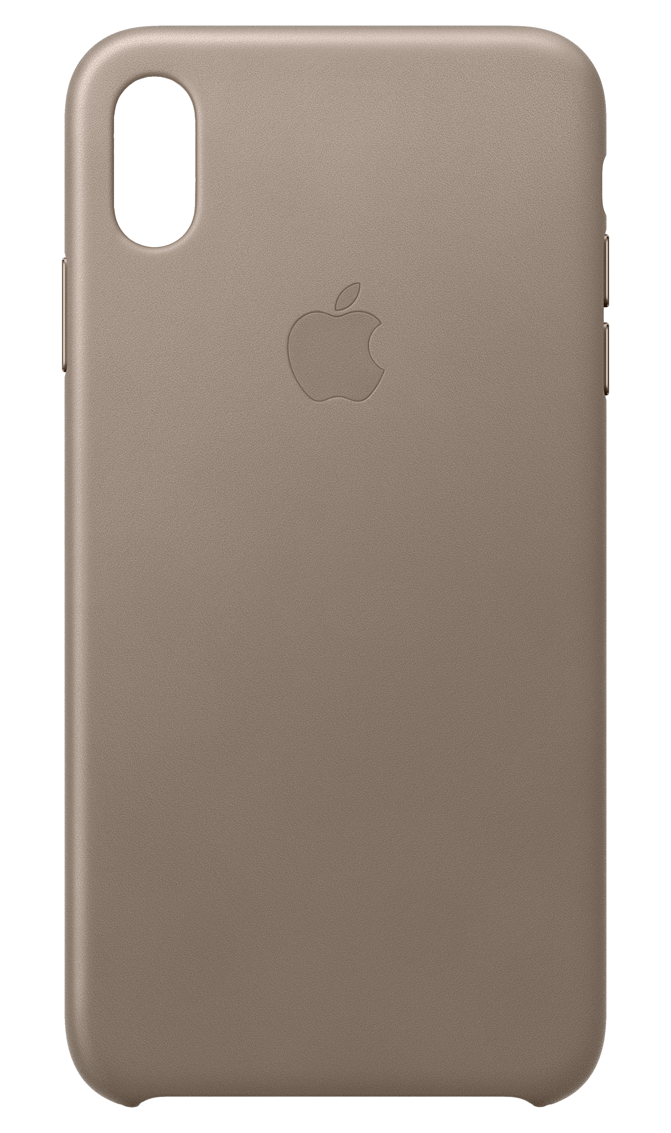 Apple MRWR2ZM/A iPhone XS Max leren hoesje taupe