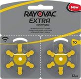 Rayovac Extra piles auditives 10 jaune - 12 pièces