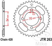JTSPROCKETS JTR263.42 Pignon