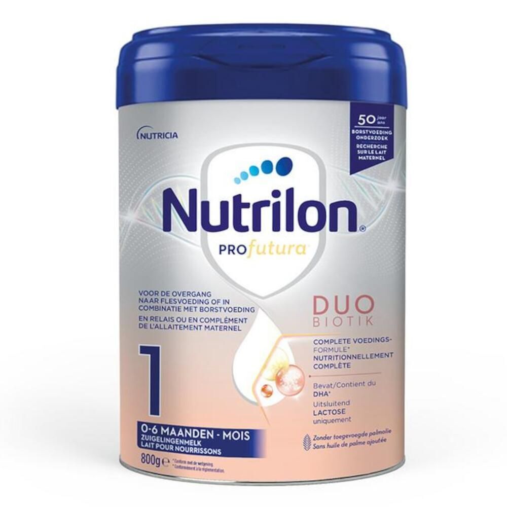 Nutrilon® Nutrilon Profutura 1 composition unique Duobiotik Lait nourrissons bébé 0 à 6 mois poudre 800 g