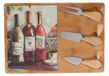 Excellent Houseware Planche à découper pour fromage, avec set de couteaux, 30 x 21 cm