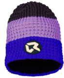 Rock Experience Duck Mountain Beanie Unisex Muts Wol Gestreept One Size Paars
