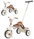 Tricycle pliable pour enfants, adapté pour 1-5 ans, blanc, avec lumière et son