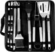 Set BBQ 22 pièces - Inox - Sac de rangement inclus