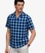 Superdry Cabana Check Short Sleeve Shirt Navy S
