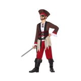 BigBuy Carnaval Kostuum voor kinderen Multicolore Piraat (4 stuks)