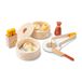Woet® Houten Dim Sum Speelset - 23-delig Aziatisch Rollenspel Speelgoed