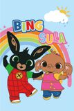 Bing Bing en Sula fleece plaid 100 x 150 cm Blauw