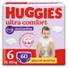 Huggies Ultra Comfort, luiers maat 6 (15-25 kg), ademende broekjes, voorraadverpakking, 60 stuks
