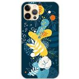 1001 coques Apple iPhone 12 Pro Sea flowers bedrukt siliconen hoesje
