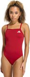 adidas dames Thin Straps V-Back Swimsuit Swimwear, team power red 2, 42