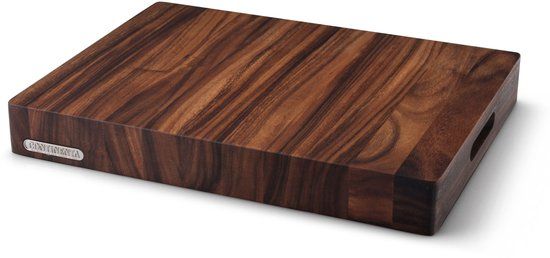Continenta Hakblok, snijplank, acaciahout, 48 x 36 x 6 cm