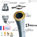 Edilinox - Kit Flexible Isolé Inox Diamètre 150 + Collier + Raccord Longueur Du Conduit 3 Mètres