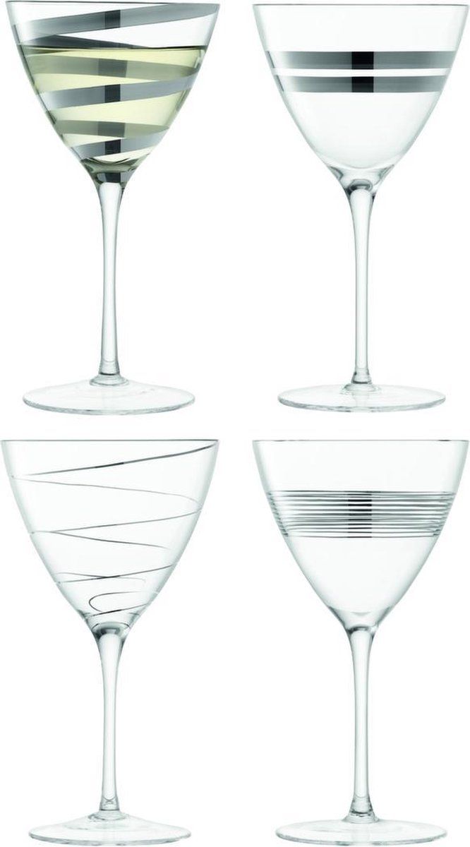 L.S.A. Gatsby Wijnglazen - Set van 4 Stuks - 330 ml - Transparant