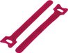 TRU COMPONENTS Velcro cable tie For bundling Hook and loop part (l x w) 150 mm x 12 mm Red 20 piece(s)