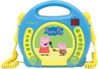Lexibook RCDK100PP Peppa Pig Karaoke CD player - Blauw, Geel