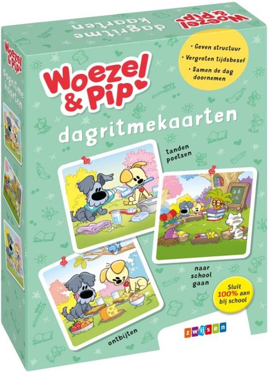 Zwijsen Uitgeverij Woezel & Pip dagritmekaarten