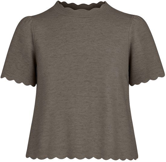 Vila Trui Vinikolina O-neck 2/4 Knit Top - No 14119188 Falcon/melange Dames Maat - L