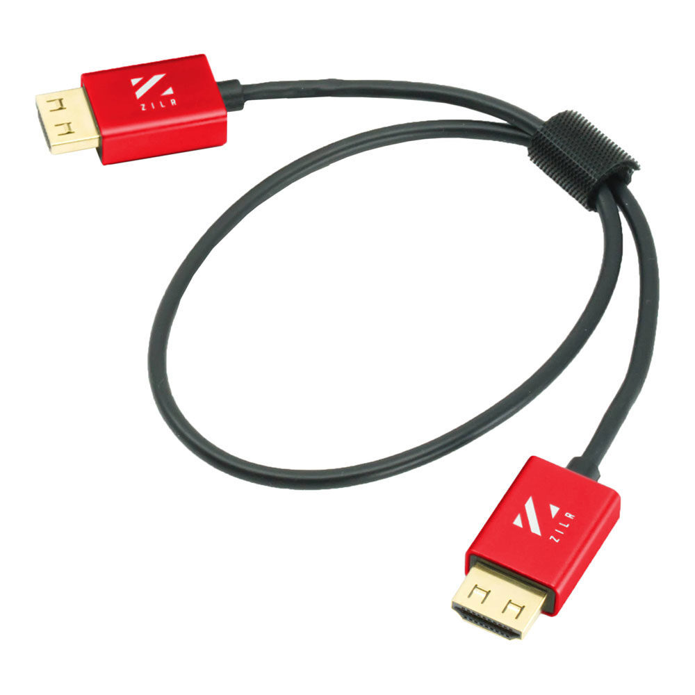 ZILR 8K60p Hyper-Thin Ultra High-Speed HDMI to HDMI Cable with Ethernet 45cm