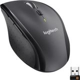 Logitech M705 Marathon Maus, draadloos, lasertechnologie, 7 knoppen, lange batterijduur, grijs