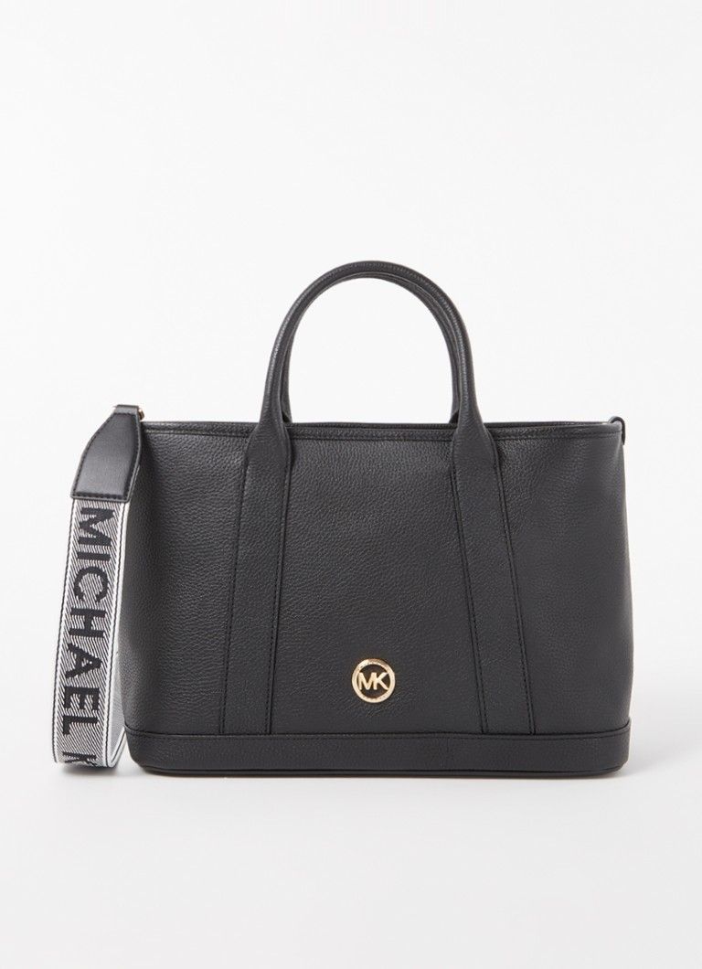 Michael Kors Luisa Medium leren handtas met afneembare schouderriem