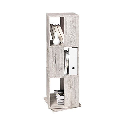 - FMD Möbel 291-001 Tower draairek, hout, zandeiken, 34 x 34 x 108 cm