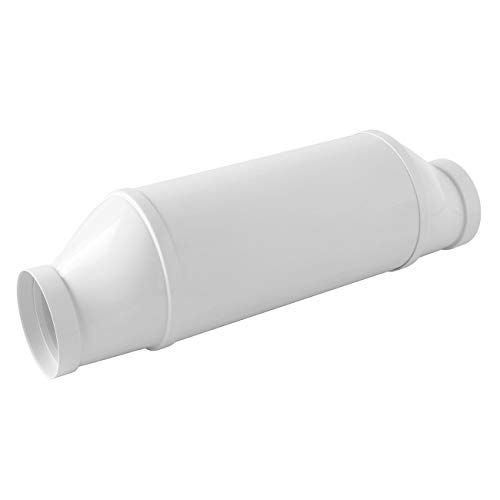 La Ventilazione STK100B excentrische geluiddemper Ø 100 mm - Wit