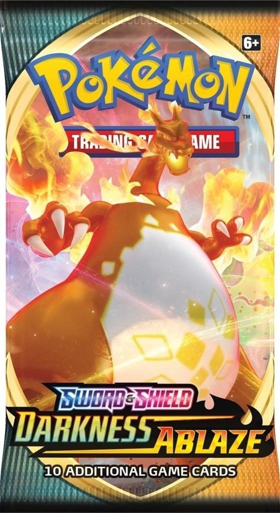 Pokemon Sword & Shield Darkness Ablaze Boosterpack - 0820650807121