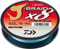 Daiwa J-Braid Grand X8 Ligne de pêche - Bleu, 0.10mm, 135m, 7kg