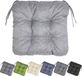 GARRONDA Coussin de chaise 40x40 cm Gris clair