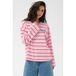Kaffe Icecat Kaffe gestreepte top - roze