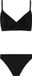 Protest PRTKyla Beugelbikini Dames True Black Effen 34xC