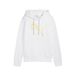 PUMA ESS METALLIC hoodie voor dames XL, White Metallic Gold
