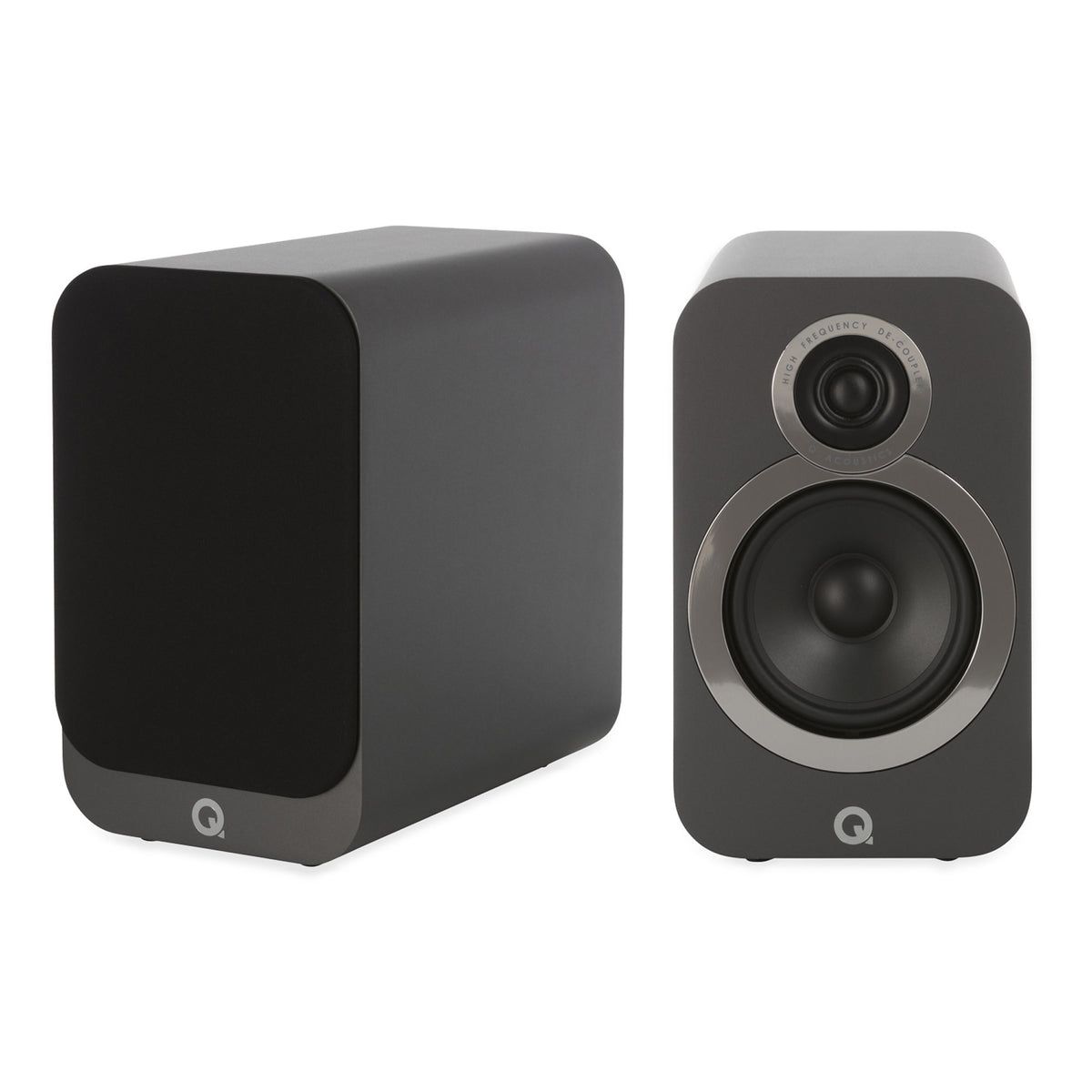 Q Acoustics 3020i - Boekenplank Luidspreker - Grijs (per paar)