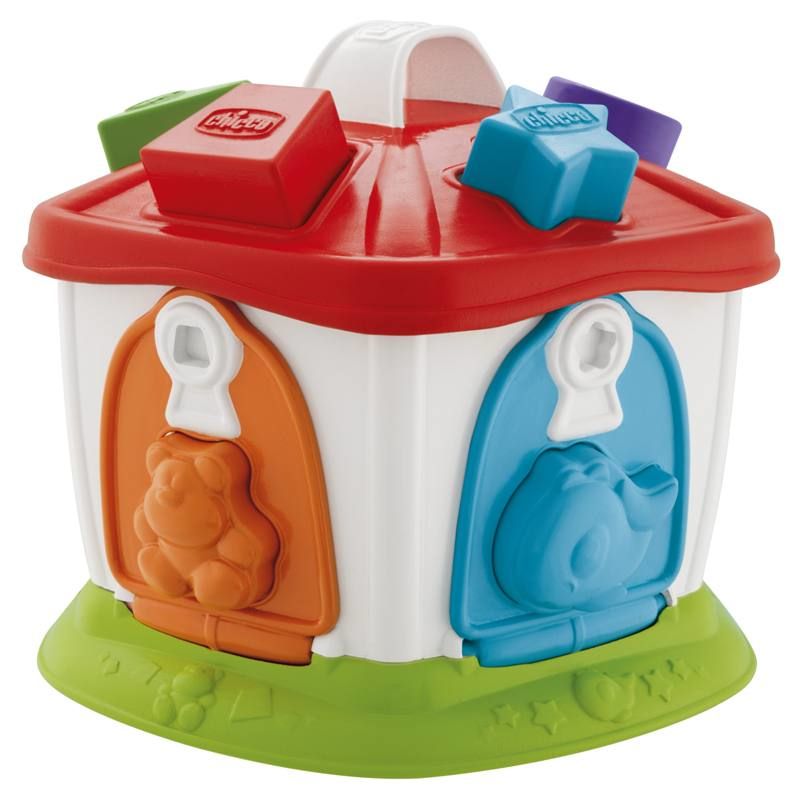 Chicco 2 in 1 Dierenhuisje - Vormenstoof - Multicolor