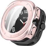 Wigento Samsung Galaxy Watch Ultra 47mm / Ultra 2025 Beschermhoes + 9H gehard glas, roze