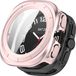 Wigento Samsung Galaxy Watch Ultra 47mm / Ultra 2025 Beschermhoes + 9H gehard glas, roze