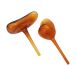 Ferm Living Goutte d’arrosage Mercury 2 pièces Ambre, 12×18,5 cm