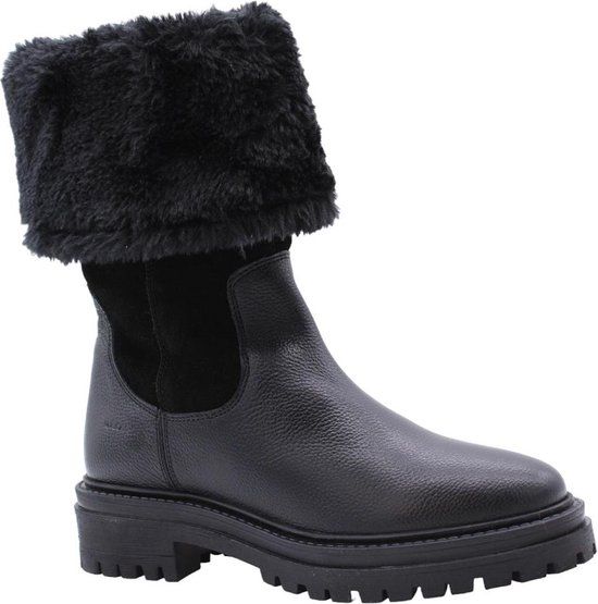 Geox Dames Bottine Zwart Maat 40 - Leer - Herfst/Winter 2024
