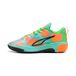 PUMA MB World.01 uniseks basketbalschoenen, Groen/Oranje, Maat 48