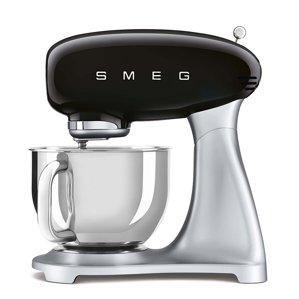 Smeg SMF02BLEU - Stand Mixer - Black/Silver