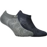 Cmp 3i96877 Korte Sokken 2 Paren Zwart,Grijs EU 39-42 Man