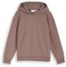 Tom Tailor - Oversized hoodie-sweatshirt met print op de rug - Maat 128 - rusty brown