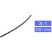 TRU COMPONENTS 1570715 Krimpkous zonder lijm Zwart 25 mm 8 mm Krimpverhouding:3:1 per meter