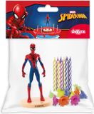 Dekora Spiderman Cake Topper & Candles pk/10