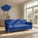 Più bello Bielastische bankovertrekken, elektrisch blauw