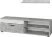 Vicco Berno Lowboard & plank – met 1 klep Beton/Wit