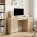 Maison Exclusive - Bureau chêne Sonoma 142,5 x 50 x 75 cm panneau de particules