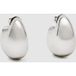 Reiss Boucles d'oreilles Curve Scoop Argenté